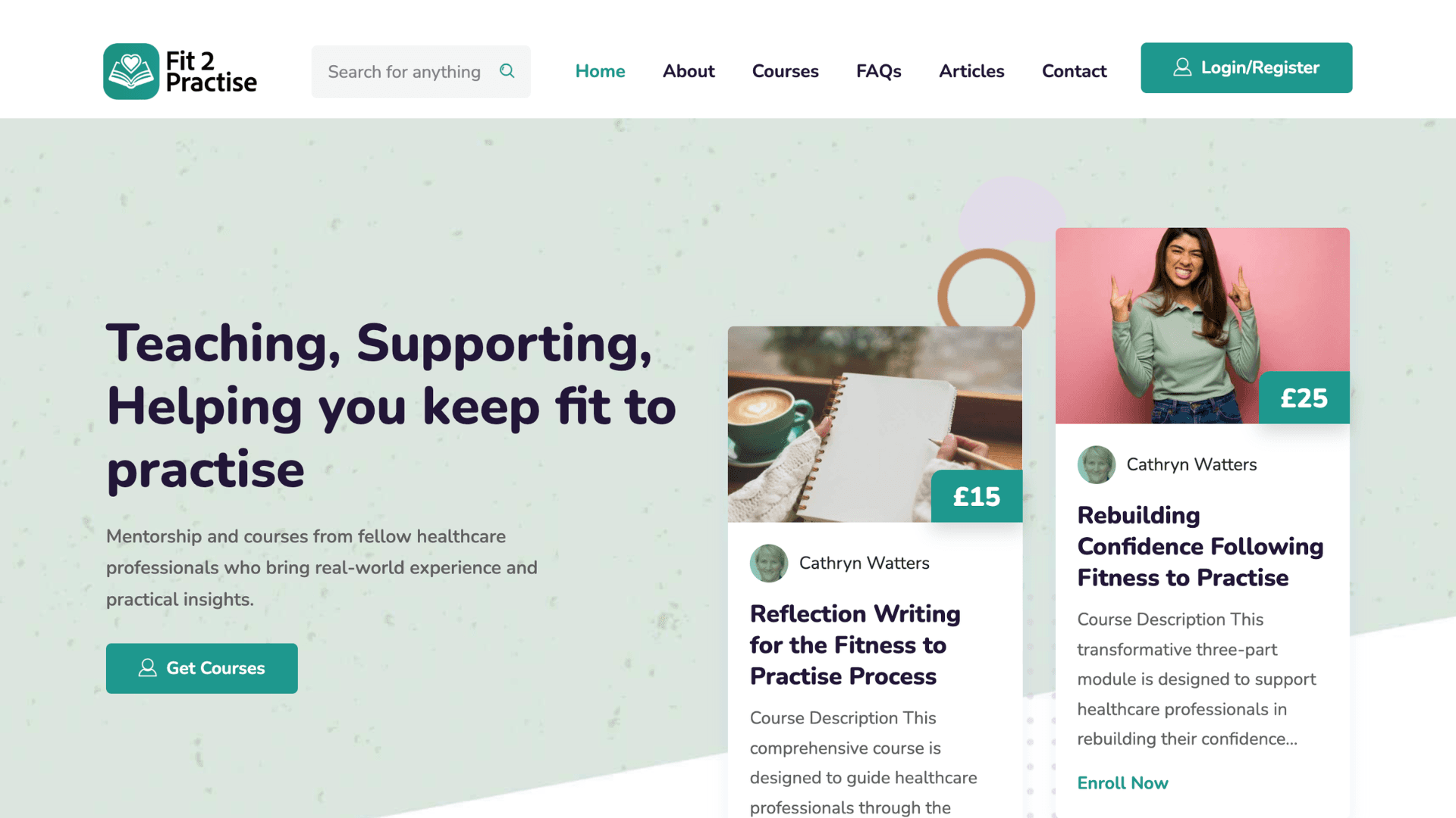 Fit 2 Practise — project by Psyche Creative